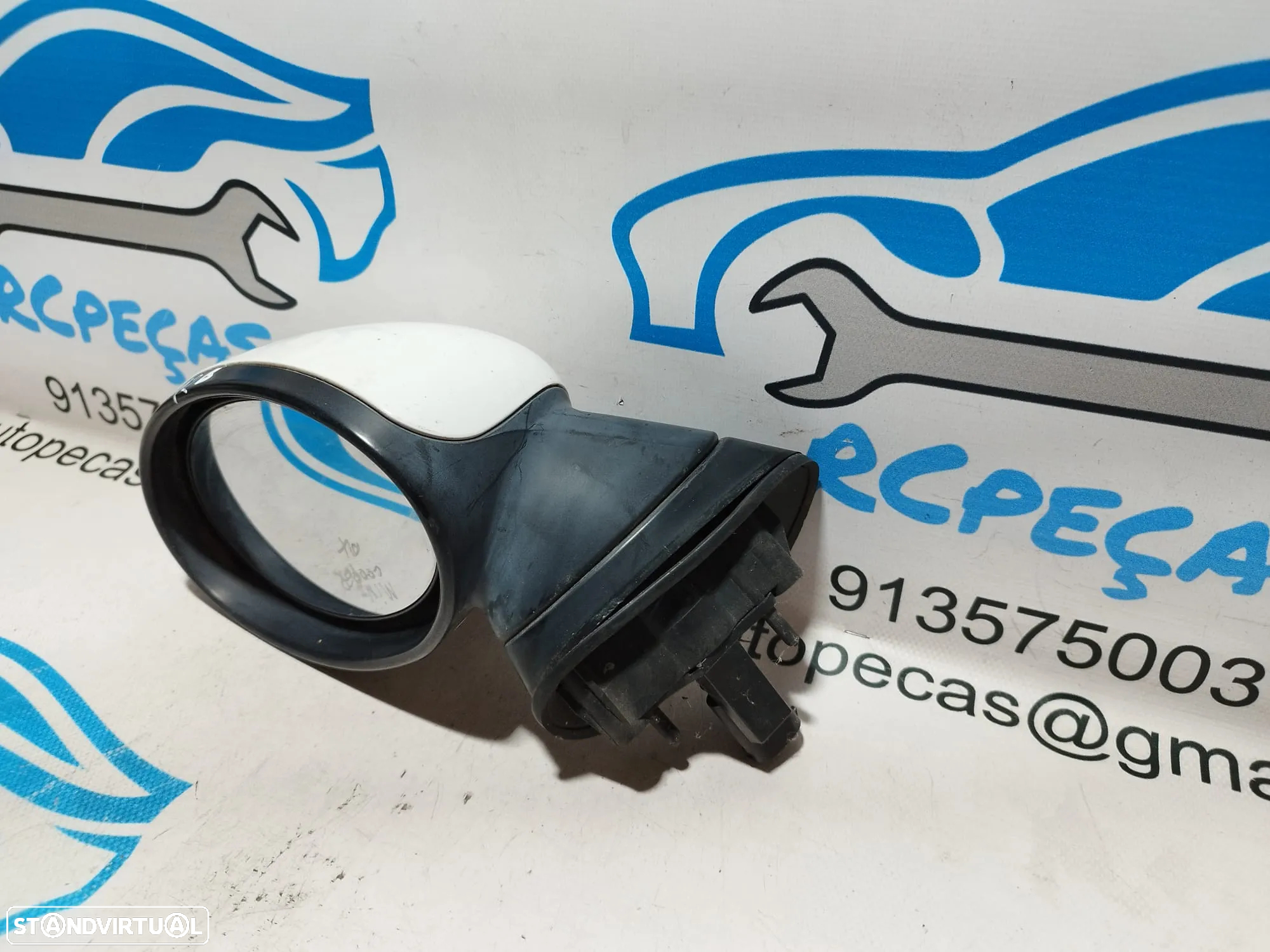 ESPELHO RETROVISOR ESQUERDO MINI COOPER R55 CLUBMAN 51162755635 2755635 R55 LCI R56 R56 LCI R57 CABRIO R57 LCI R58 COUPE R59 ROADSTER ELETRICO AQUECIDO ESPELHOS RETROVISORES - 5
