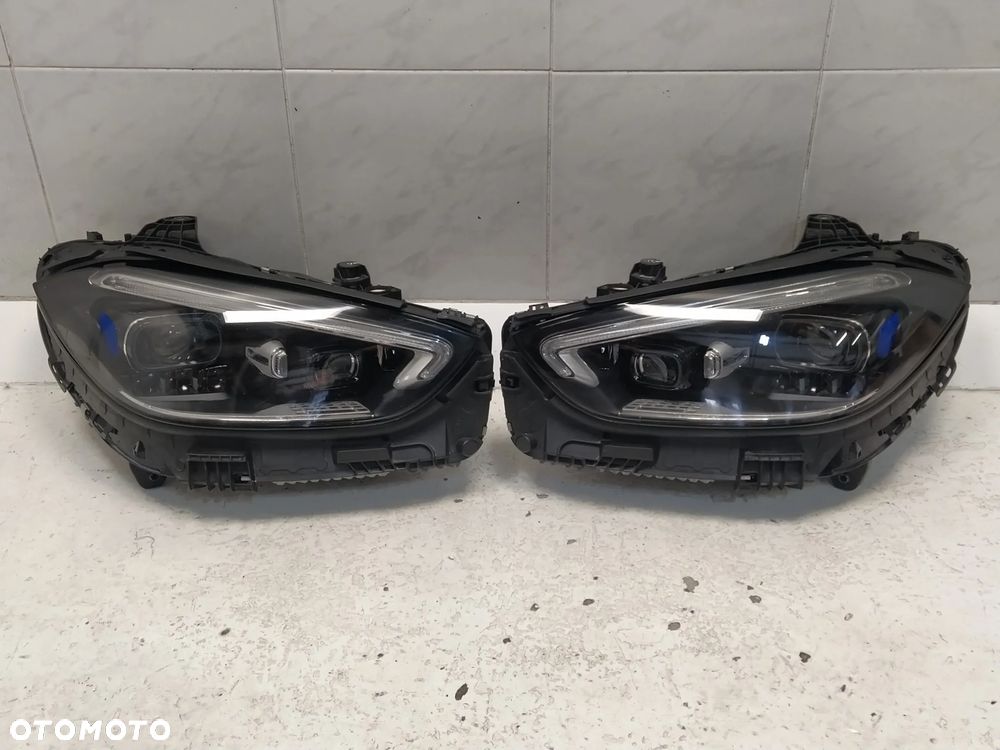 MERCEDES C-KLASA W206 LAMPA LAMPY REFLEKTOR REFLEKTORY PRZÓD PRZEDNIE LEWA PRAWA DIGITAL LIGHT PRZETWORNICE KOMPLETNE ORYGINAŁ - 4