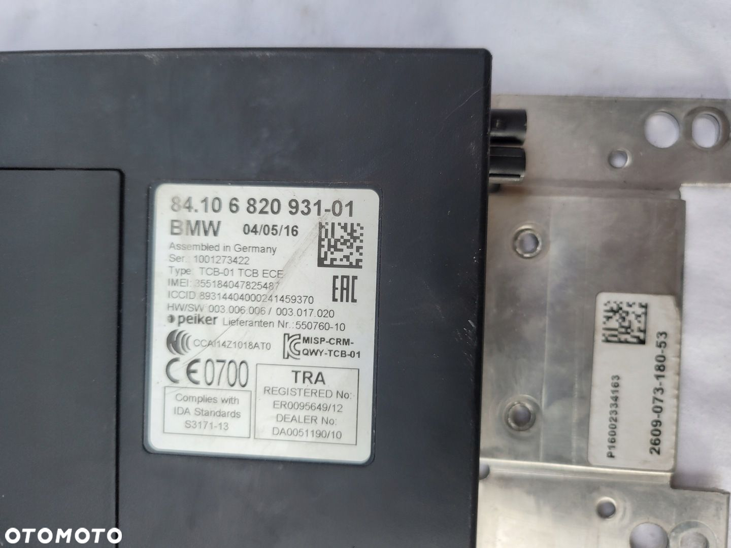 MODUŁ TELEMATIK TCB-01 BLUETOOTH 6820931-01 - 2
