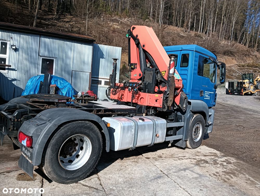 MAN TGS 18.400 + Palfinger PK 22002 | Żuraw 22tm | Pilot | 417tys km | Euro 5 | HDS | ciągnik siodłowy dźwig podnośnik - 9