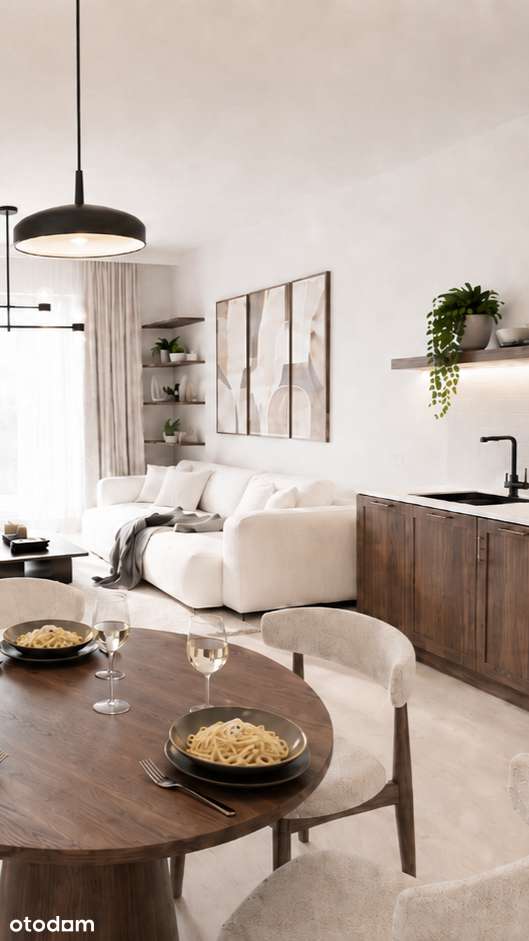 3-pokojowe mieszkanie 55 m² | Balkon | Świetny układ | Ząbki