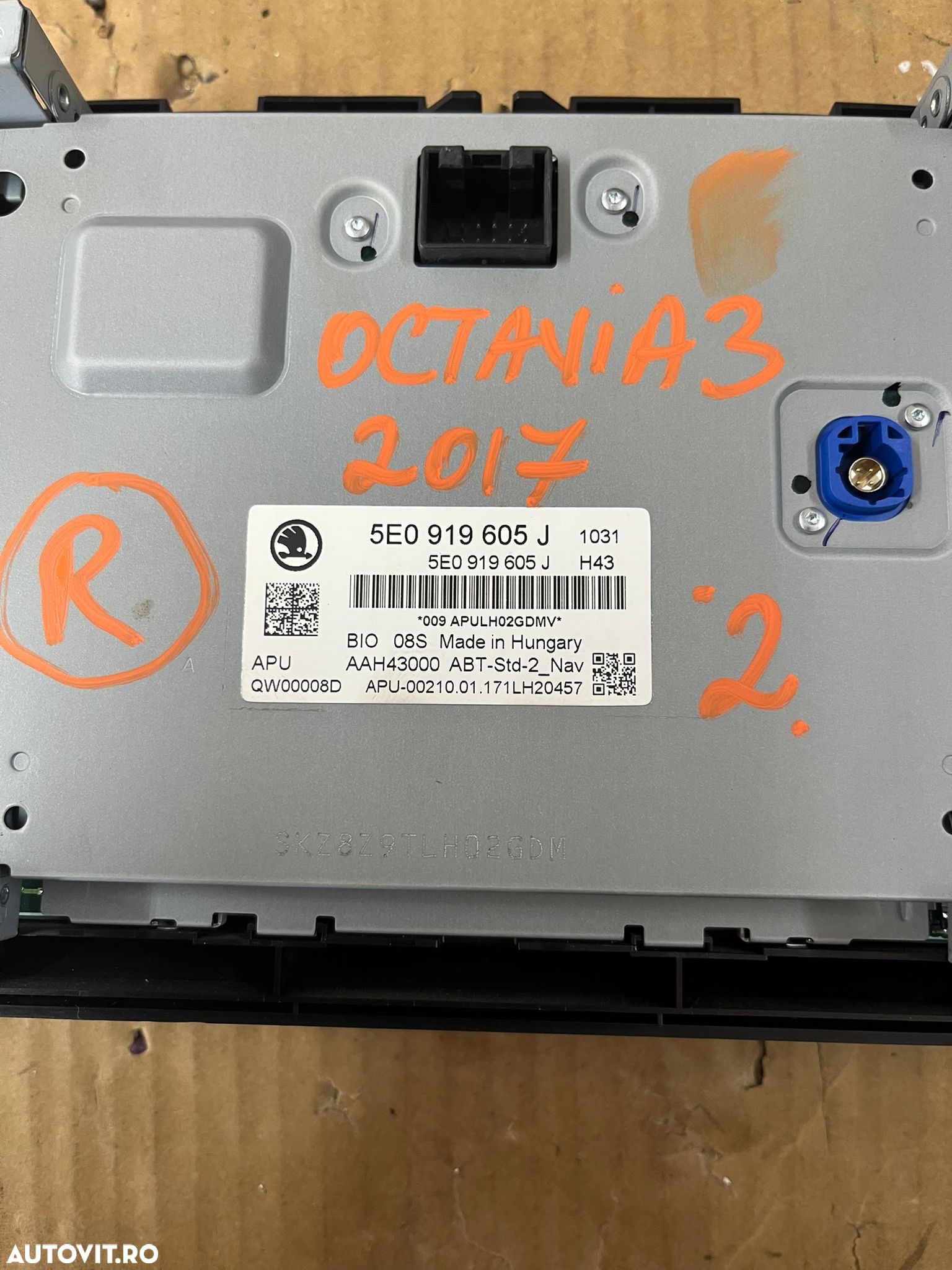 Display navigatie SKODA OCTAVIA 3 an 2017 cod 5E0919605J - 4