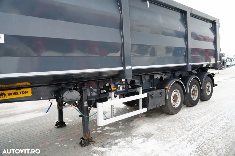 Wielton BASCULATOR / 51 M3 / OȚEL / HARDOX / AXĂ RIDICABILĂ / AXE SAF - 10