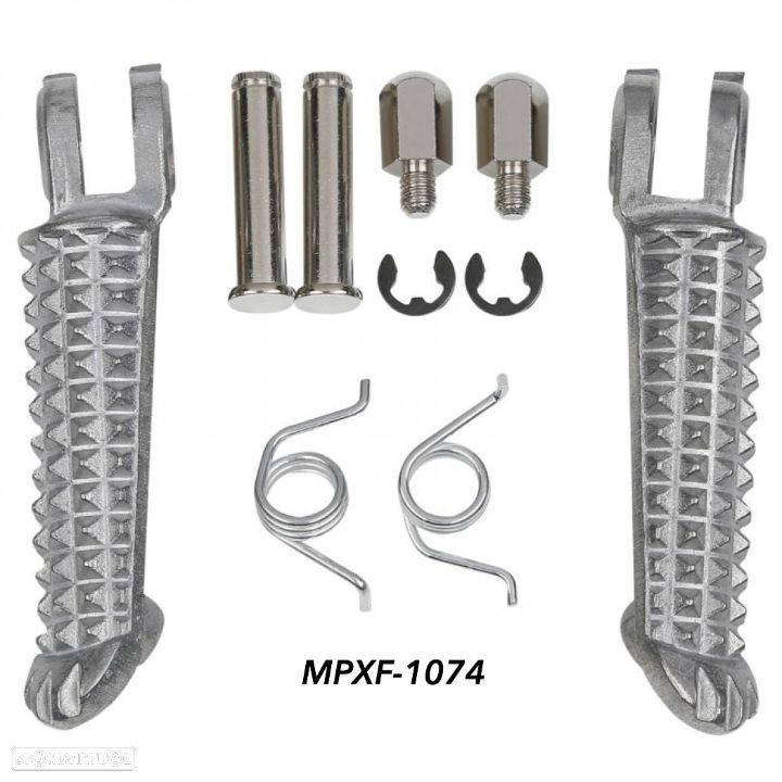 peseira frente, pousa pes , patins frontal,Yamaha - YZF R6 1999 -2013 - 1