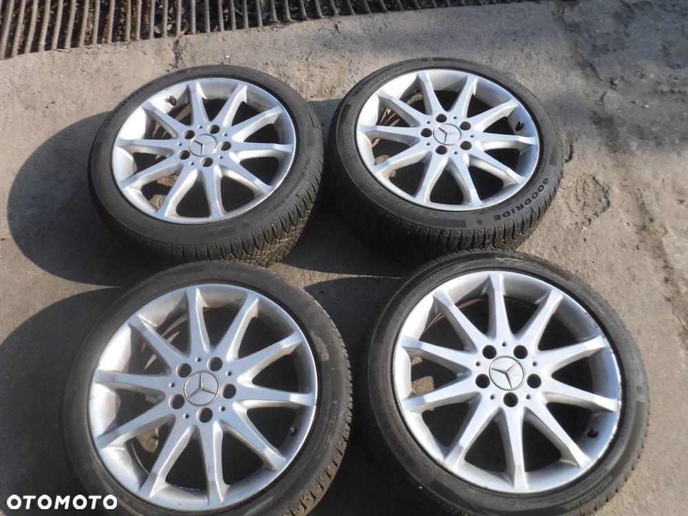 Mercedes  A B C klasa  W245 W169 W204  alufelgi 5x112  17 opony zima et49 - 1