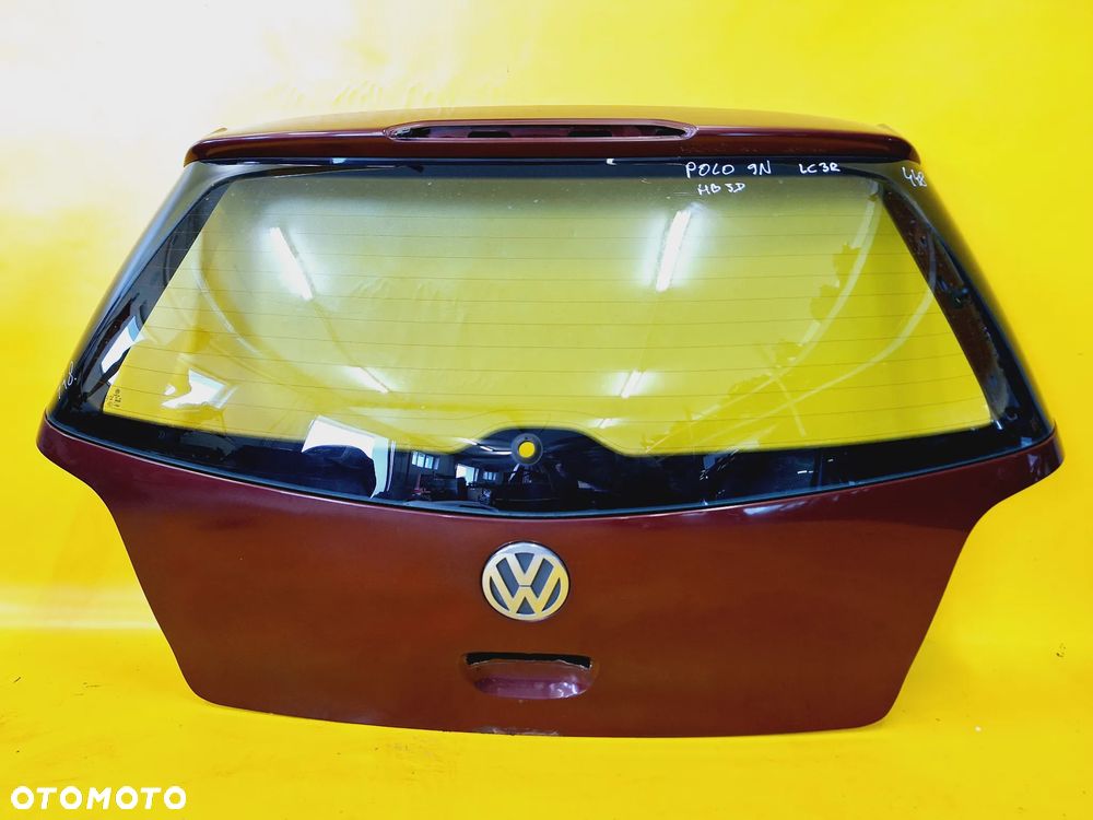 KLAPA TYŁ TYLNA POKRYWA BAGAŻNIKA VW POLO IV 9N HB 5D 01-05 LAK: LC3R NR448 - 10