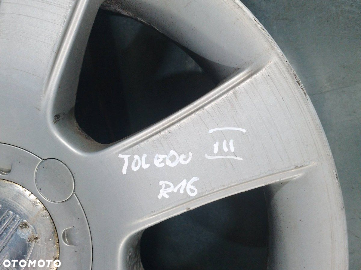 FELGI ALUMINIOWE KOMPLET 16 SEAT TOLEDO III KBA45672 5P0601025B - 6