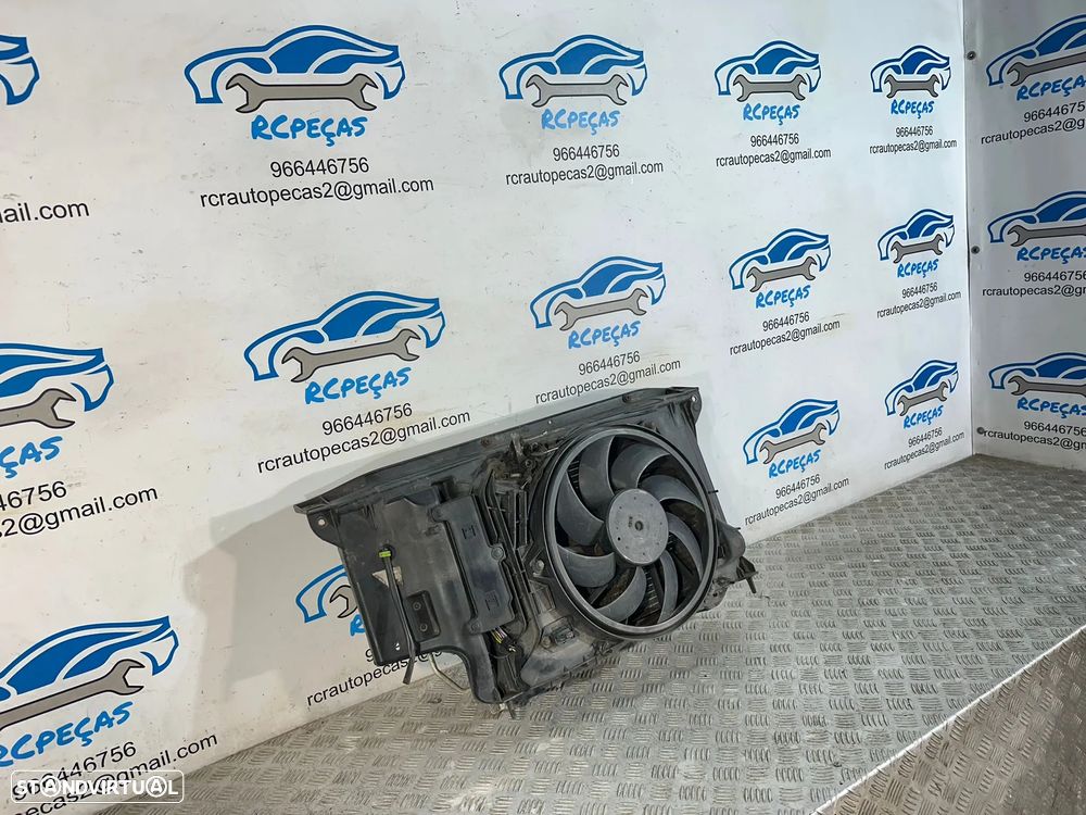 .Conjunto Radiador Termoventilador Original Peugeot 206 Gasolina 2003 - 2007 - 4