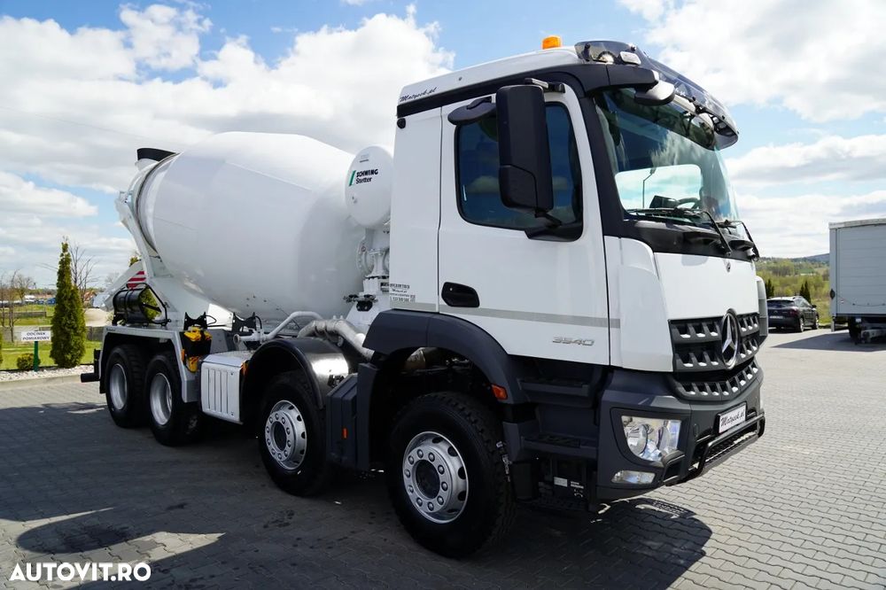 Mercedes-Benz AROCS 3540 / POMPĂ 9M3 / 8x4 / BETONĂ / AUTOMATĂ / SCHWING STETTER / 100% PNEURI / CAMERA - 8