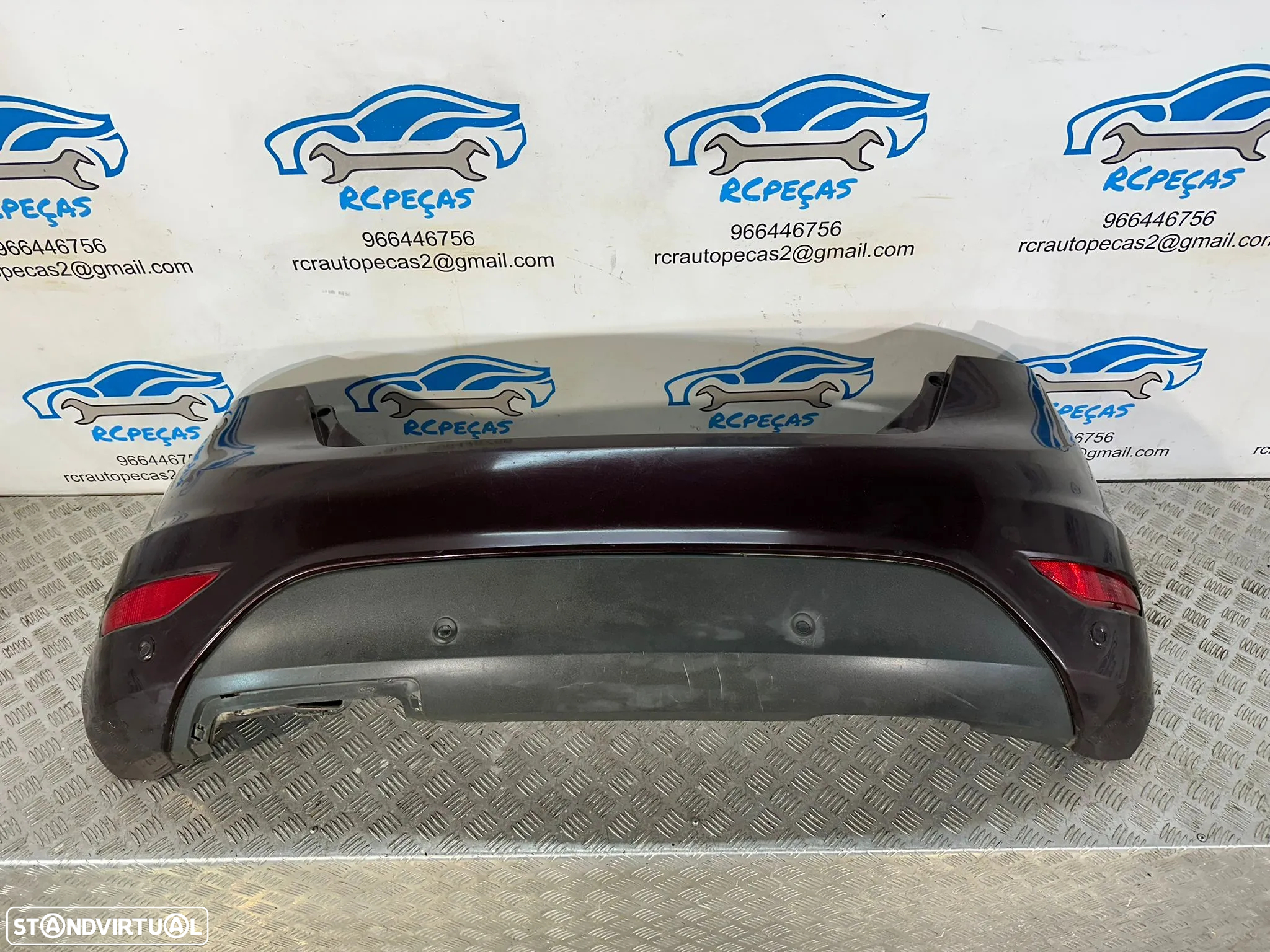 .Parachoques Traseiro Original Ford Fiesta 6 MK6 5 Portas 8A61-17D781 - 3