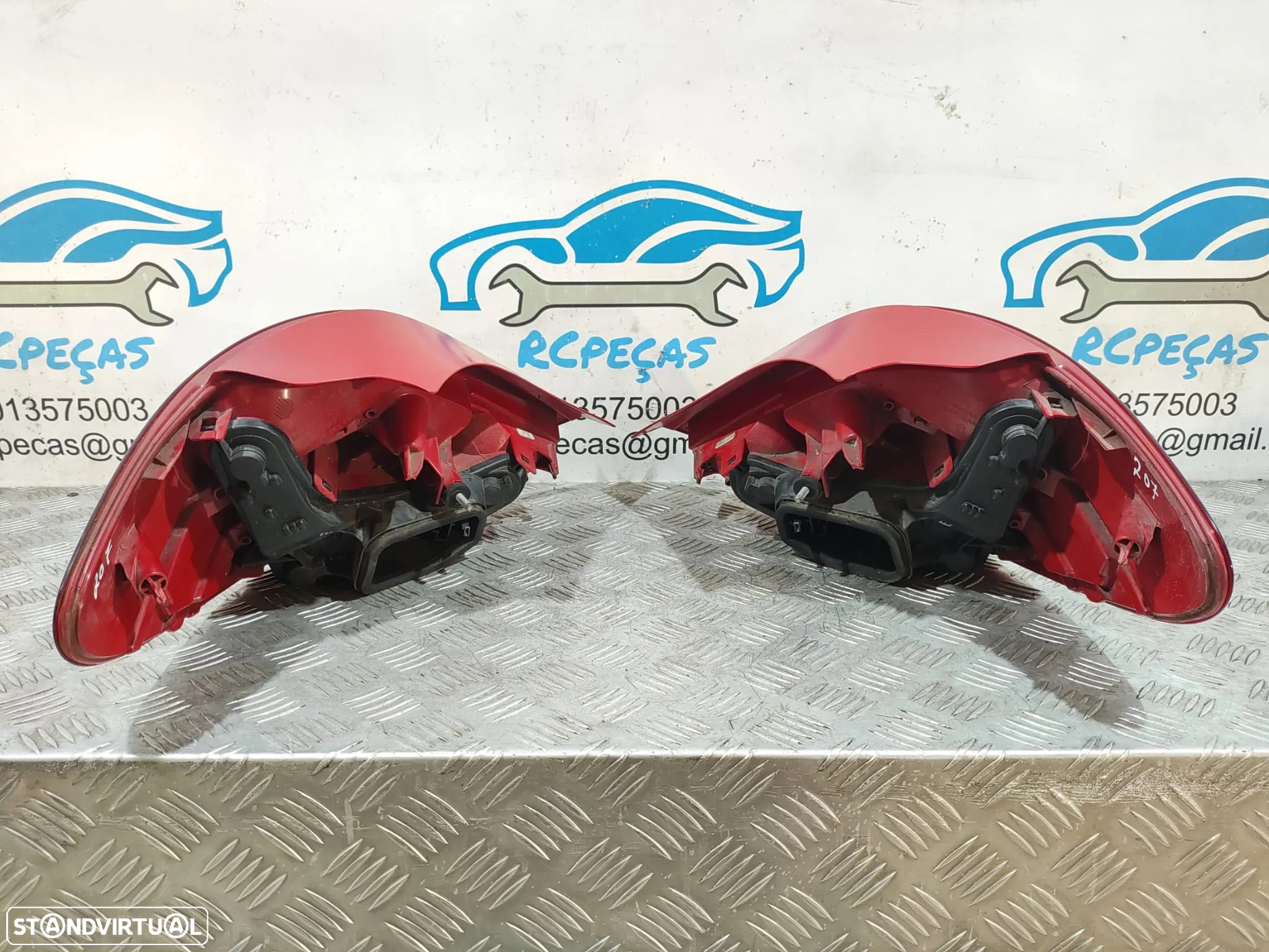 Conjunto Farolins Peugeot 207 Led 9686566080 9686565980 - 11