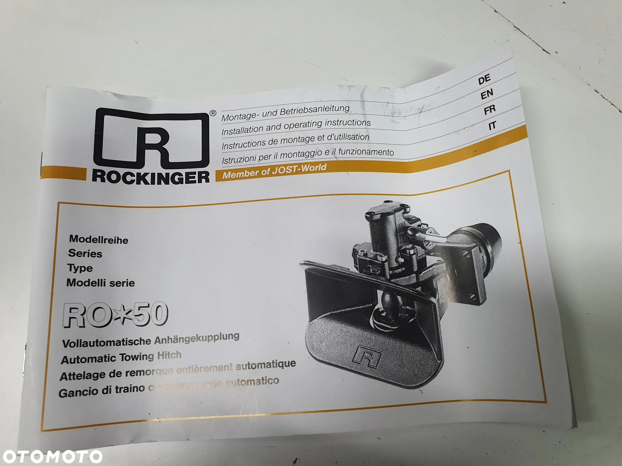 Zestaw montażowy śruby sprzęgu zaczepu Rockinger RO*50 - 4