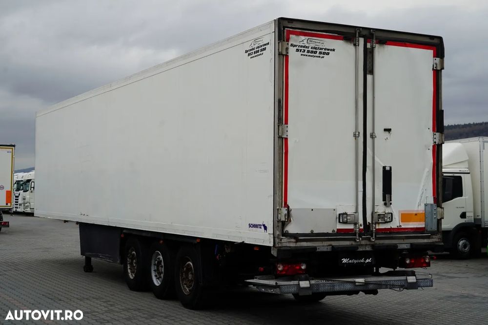 Schmitz Cargobull / REFRIGERAT / THERMO KING / DHOLLANDIA LIFT / COȘ PENTRU PALEȚI / SAF - 6