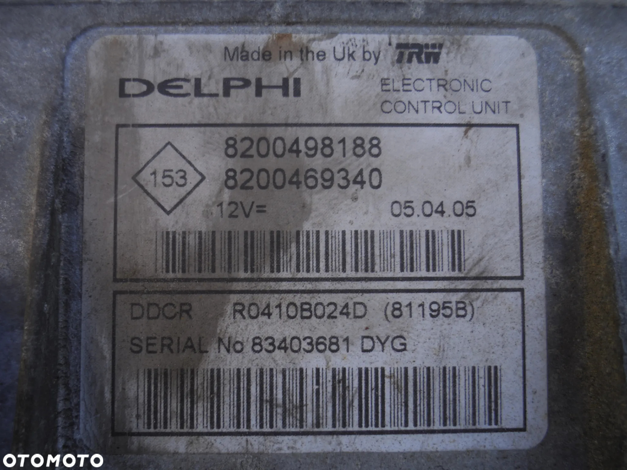 RENAULT MEGANE II 1.5 DCI KOMPUTER STEROWNIK SILNIKA 8200498188 + WTYCZKI INSTALACJA SCENIC II - 3
