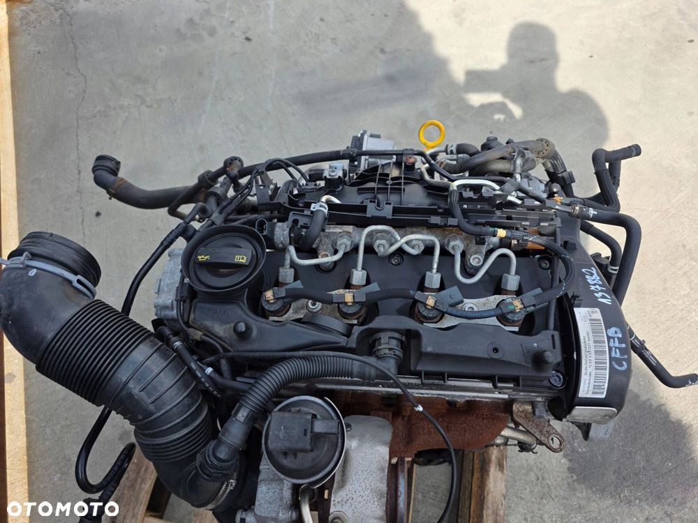 SILNIK KOMPLETNY AUDI VW SEAT SKODA 2.0 TDI CFF CFFB 137882 KM ORYGINAŁ ! - 4