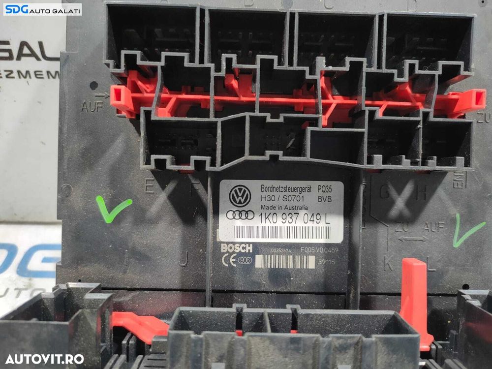 Unitate Modul Calculator Confort Comfort Panou Tablou Sigurante Volkswagen Golf 5 2004 - 2008 Cod 1K0937049L [L5002] - 2
