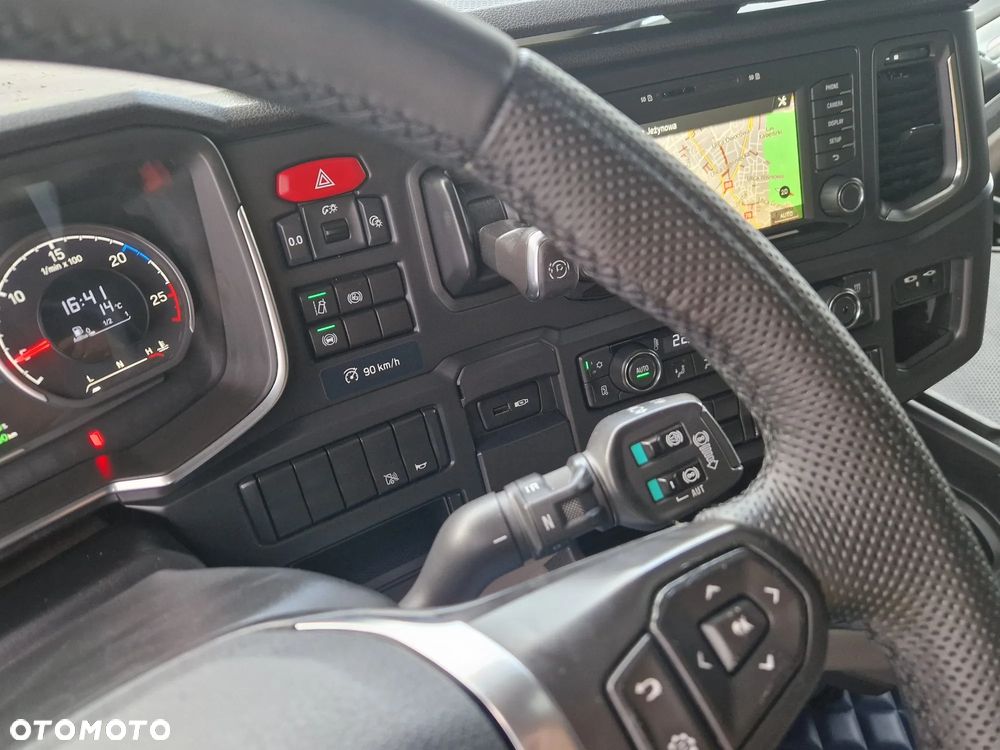 Scania S500 Full 6-AIR Nowe Opony Alu Felgi TV Skórzane fotele Osłony międzyosiowe/JVG Gliwice - 35