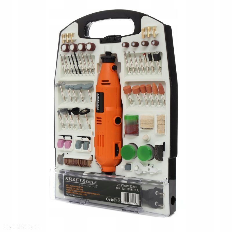 Mini szlifierka 270W KD10245 235elem. - 8