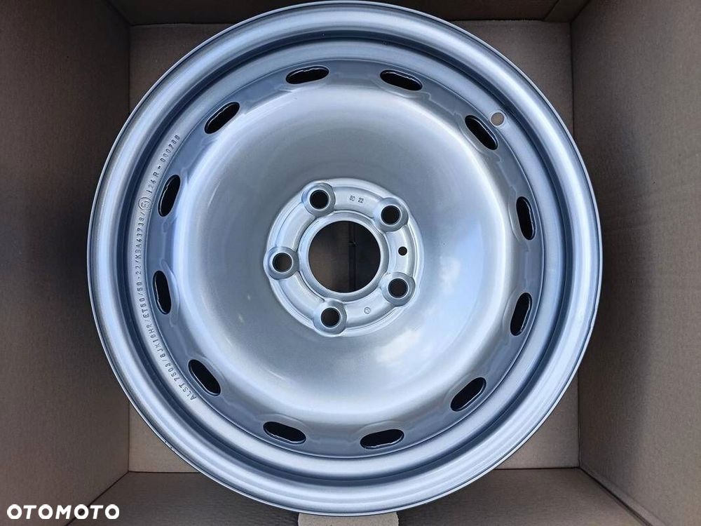 Oryginał felgi stalowe 16cali Opel Vivaro Renault Trafic 5x114,3 - 5