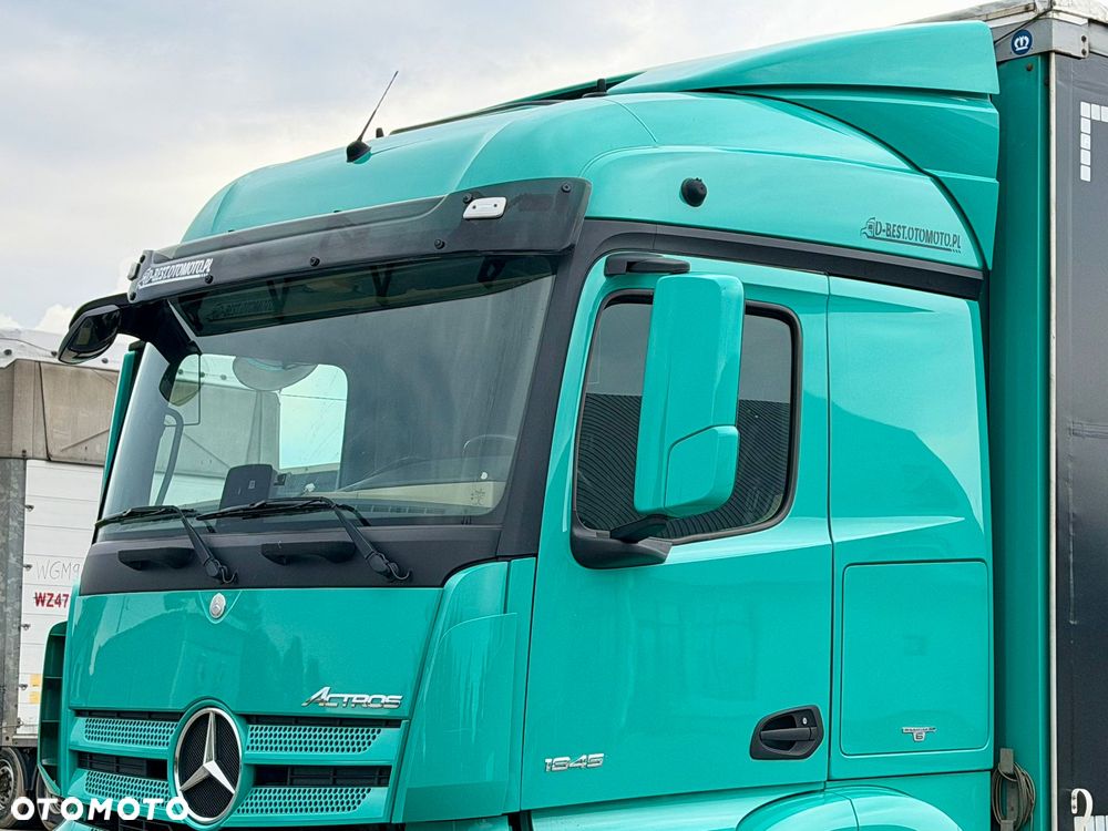 Mercedes-Benz ACTROS 1845 / FIRANKA / 18 EUROPALET / ALUSY / 8 000 KG ŁADOWNOŚCI / 2018 ROK / SPROWADZONY / AUTOMAT / SYPIALKA / EURO 6 - 13