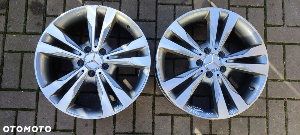 FELGI 5x112 7.5Jx18 CALI ET44 STOPNIOWANE 2x 2054012802 2x 85Jx18 CALI ET56 2054012902 MERCEDES W204 W205 I INNE KOMPLET 4 SZTUKI - 2