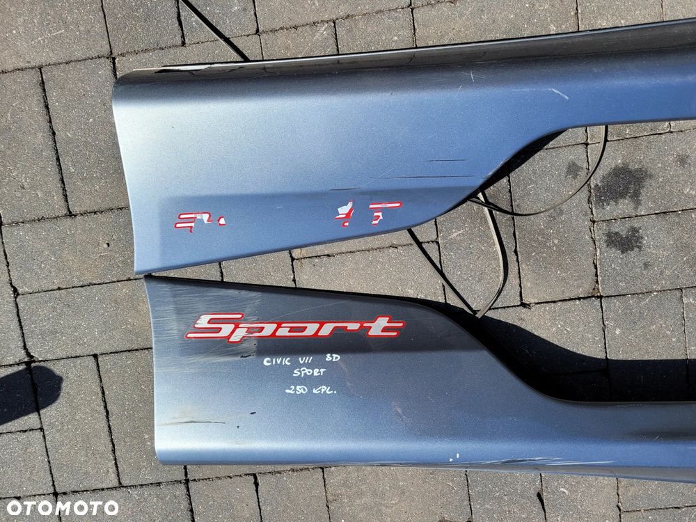 Honda Civic VII 3d lift sport Nakladki progowe - 2