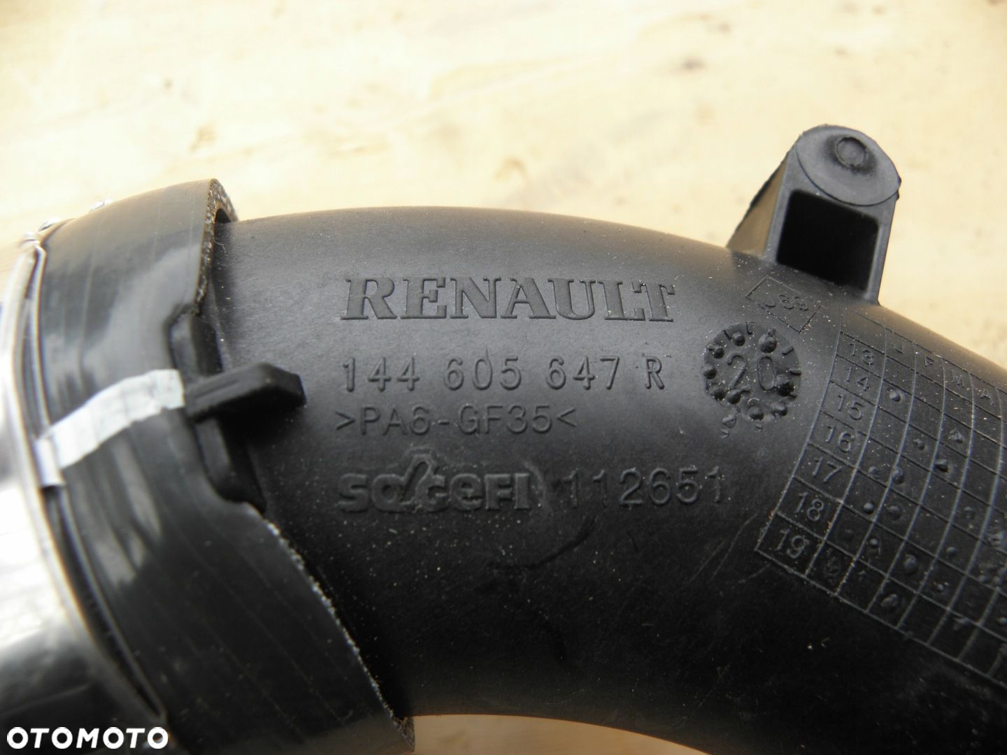 RENAULT MASTER RURA PRZEWÓD INTERCOOLERA - 2
