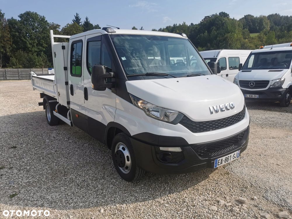 Iveco Daily 35C13 Brygadówka Klima 35-130 wywrotka kiper doka Dubel - 20