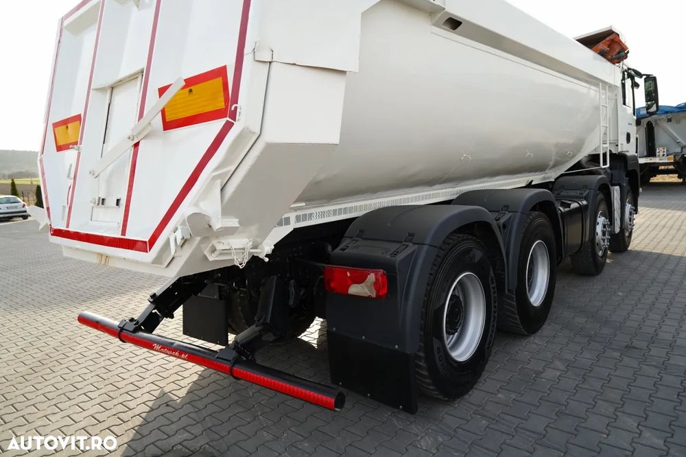 MAN TGS 35.440 / 8X4 / BASCULĂ SPATE / CLAPETĂ HIDRAULICĂ / MANUALĂ / EURO 5 - 18