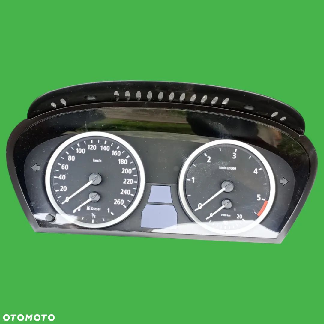 BMW E60 E61 3.0D 2.5D LICZNIK ZEGARY 9135253 - 1