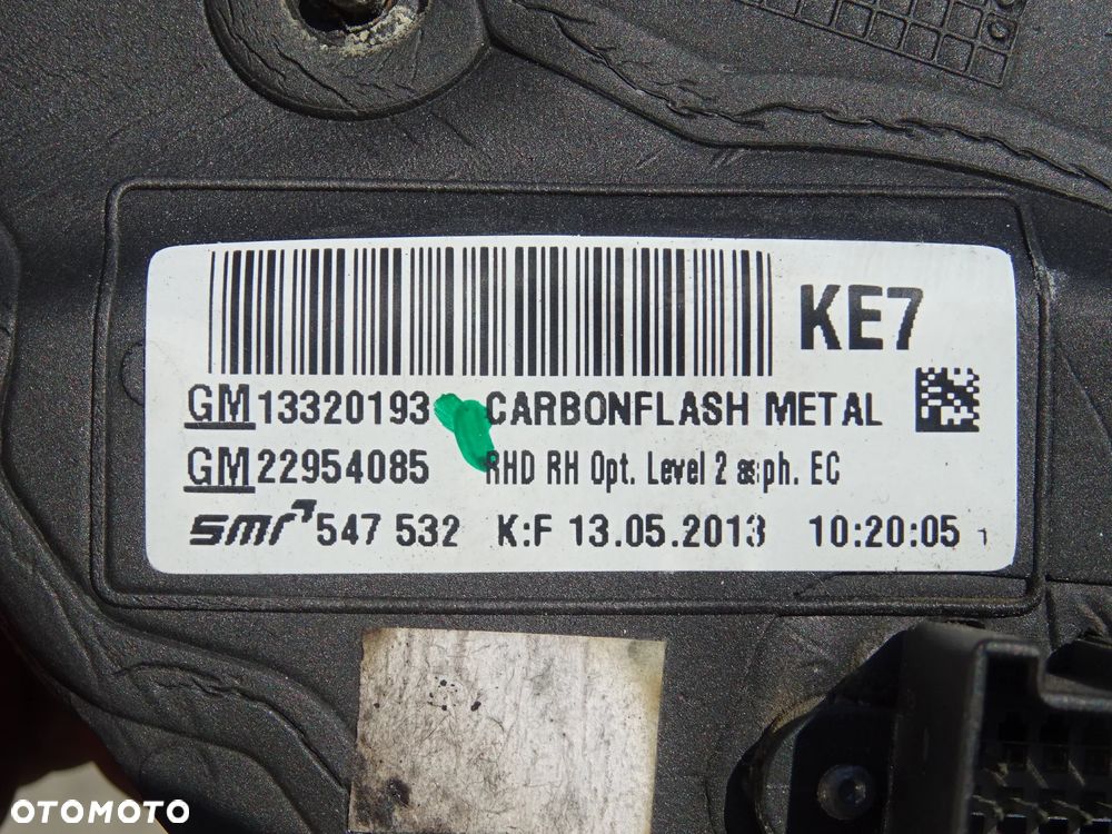 OPEL INSIGNIA A LUSTERKO ZEWNĘTRZNE LEWE PRAWE Z22C 5PIN - 28