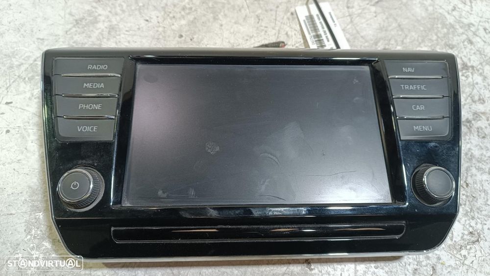 SISTEMA DE ÁUDIO RÁDIO CD SKODA SUPERB BERLINA 3V3 - 1