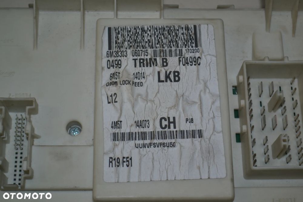 FORD FOCUS II C-MAX SKRZYNKA BEZPIECZNIKÓW MODUŁ BSI 4M5T-14A073-CH - 5