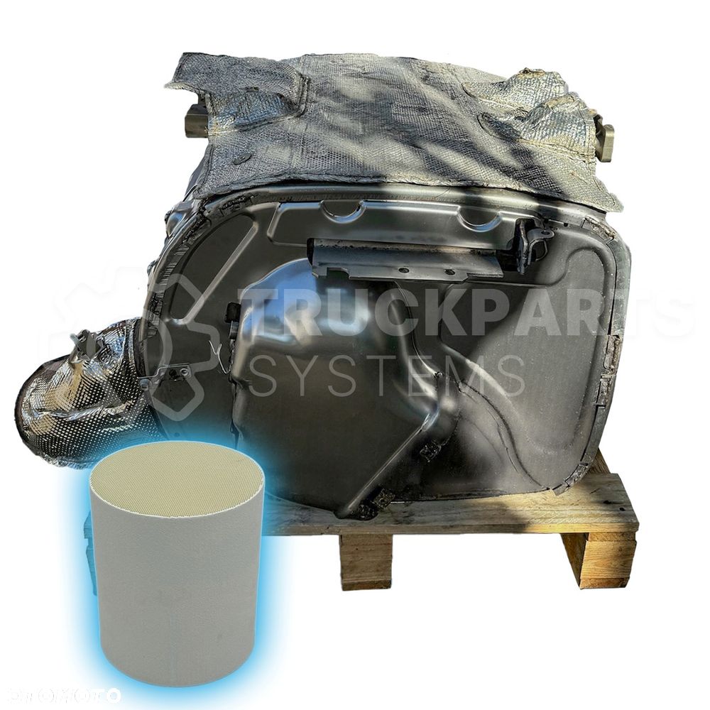 KATALIZATOR Z NOWYMI FILTRAMI SCR, DAF 106 POLIFT EURO 6, LOWDECK, MEGA, 2046695, 2188250, 2232844 - 1