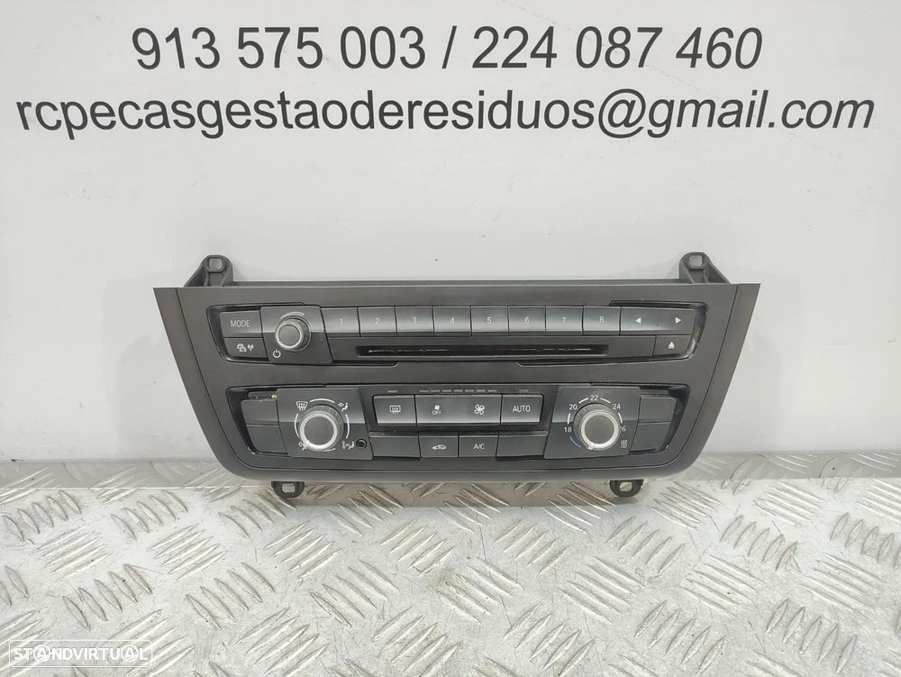Display Sofagem Controlo Radio Climatronic BMW Serie 3 F30 F31 9226784 04 - 6