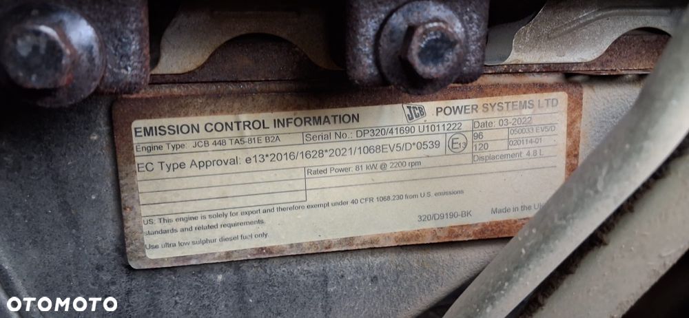 JCB JCB 4CX PLUS 2022r 790 mth 315 000 netto FV - 6