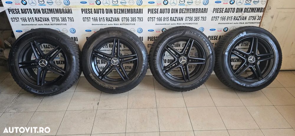 Jante R17 Vw Tiguan T-Roc Audi Q3 Q5 Skoda Karoq Kamiq 5x112 Anvelope Noi Iarna 215/65R17 - 1