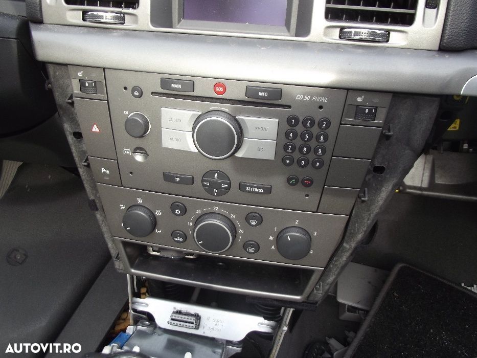 Display Opel Vectra c Radio Cd original comenzi clima dezmembrez Opel - 1