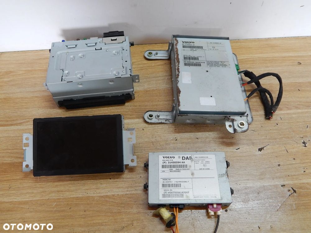 Radio moduł wzmacniacz ekran wyświetlacz Volvo S60 V60 II xc60 v40 v70 10-18  Łuków części - 1