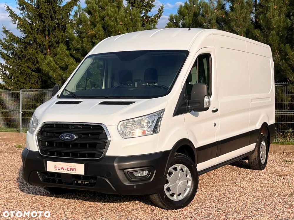 Ford Transit L3H2 2.0 TDCI 185KM, Nowy Model, Klima, Koła 16 cali, Salon Polska, Pierwszy Właściciel, BEZWYPADKOWY- ORYGINALNY LAKIER, FV 23%, Bardzo Zadbany !!! - 1
