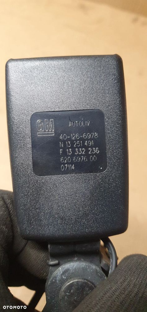 Zapinka pasa tył tylna Opel Zafira C 13251491 13332236 - 5