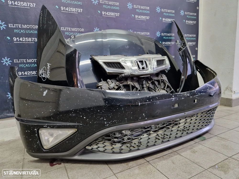 Frente completa usada HONDA CIVIC VIII 8 RESTYLE FN capot parachoques guardalamas oticas radiadores - 6