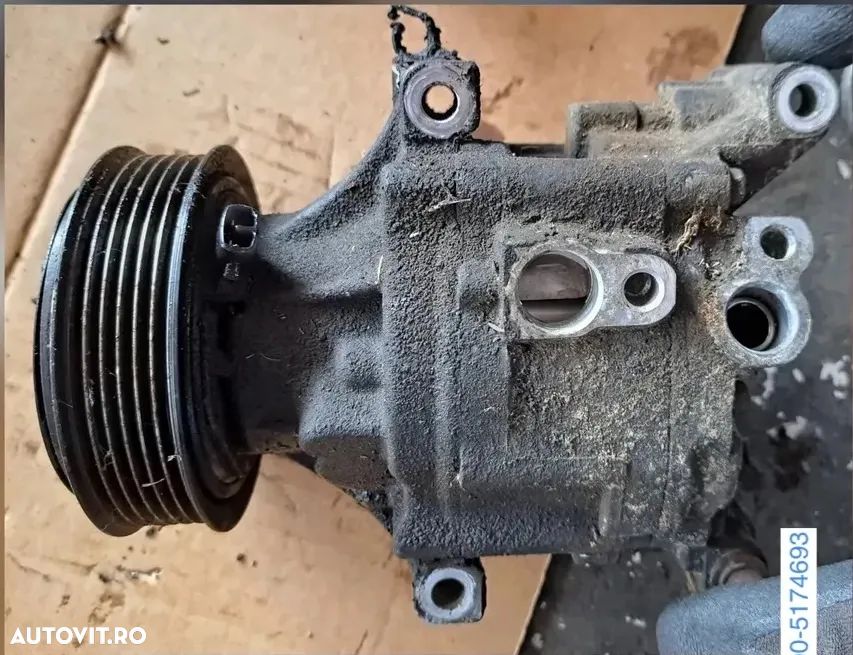 Compresor ac clima aer conditionat climatronic pentru Denso diesel motorina fiat panda 1,3d - 2