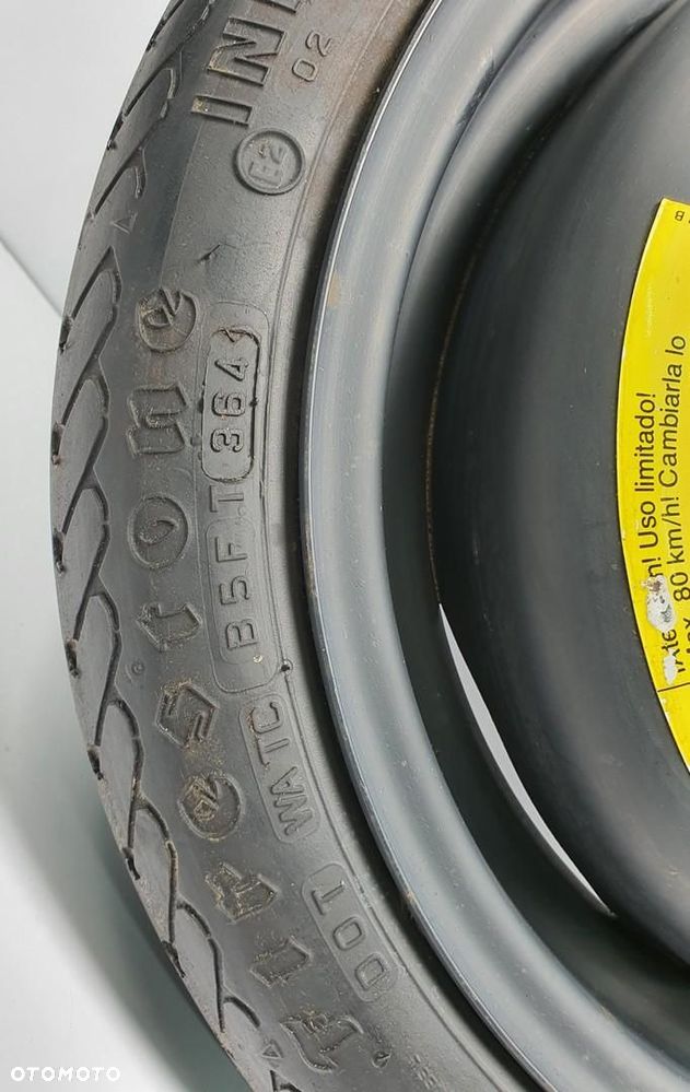 KOŁO ZAPASOWE DOJAZDOWE FIRESTONE 105/70/R14 VW POLO 6N - 6