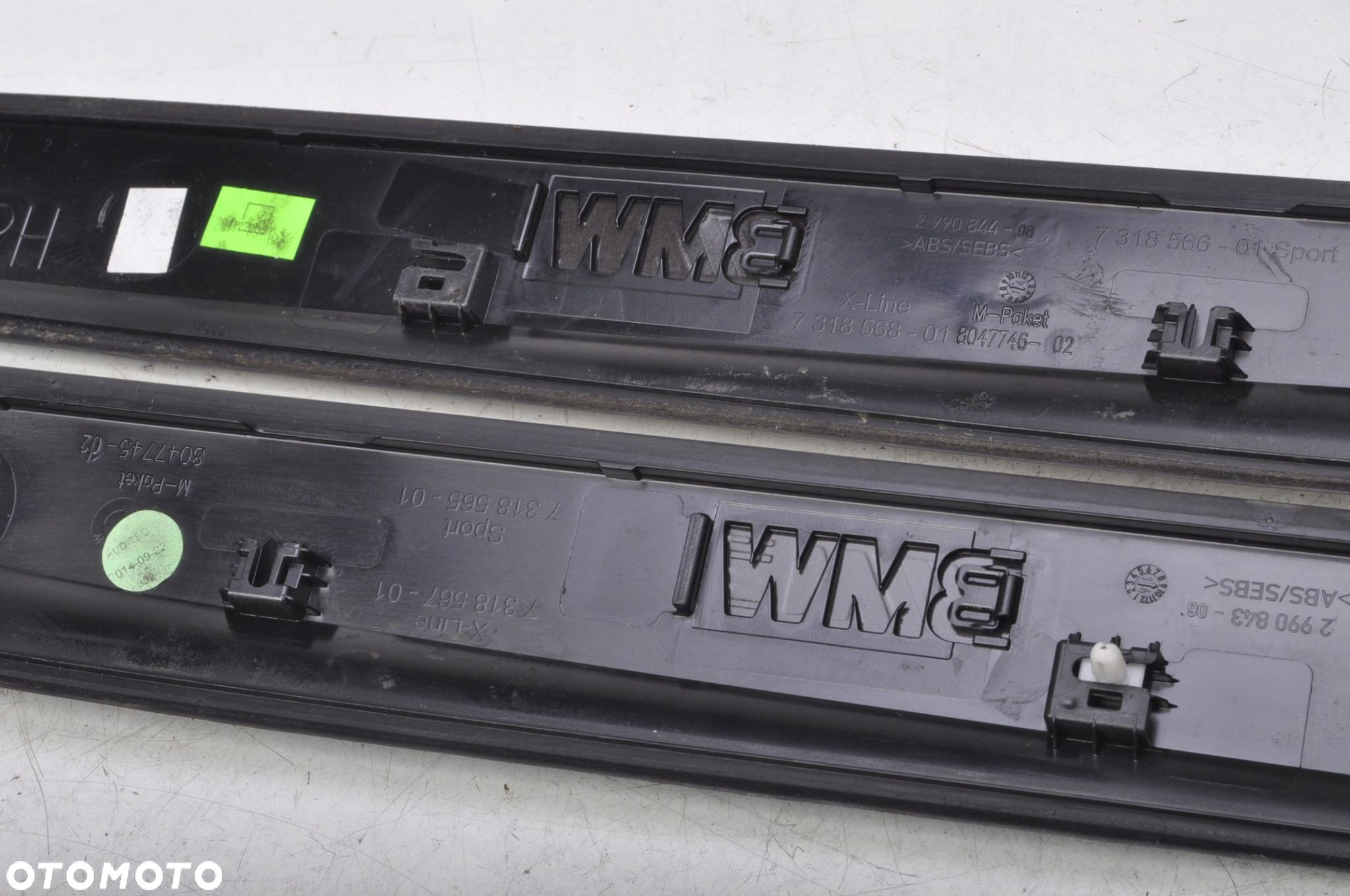 BMW E84 LISTWY PROGOWE LEWA PRAWA KOMPLET M-PAKIET - 10
