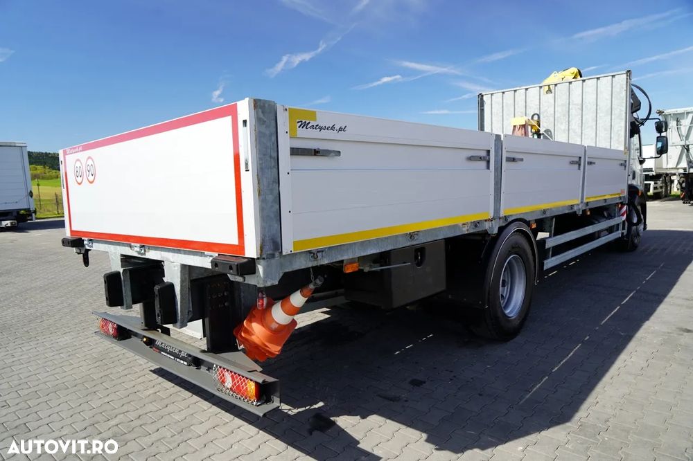 Volvo FL 280 / 4X2 / CAROSERIE 7,3 M / HYVA DRIVE / PILOT / FURCĂ PENTRU PALEȚI / ROTATOR / EURO 6 - 19