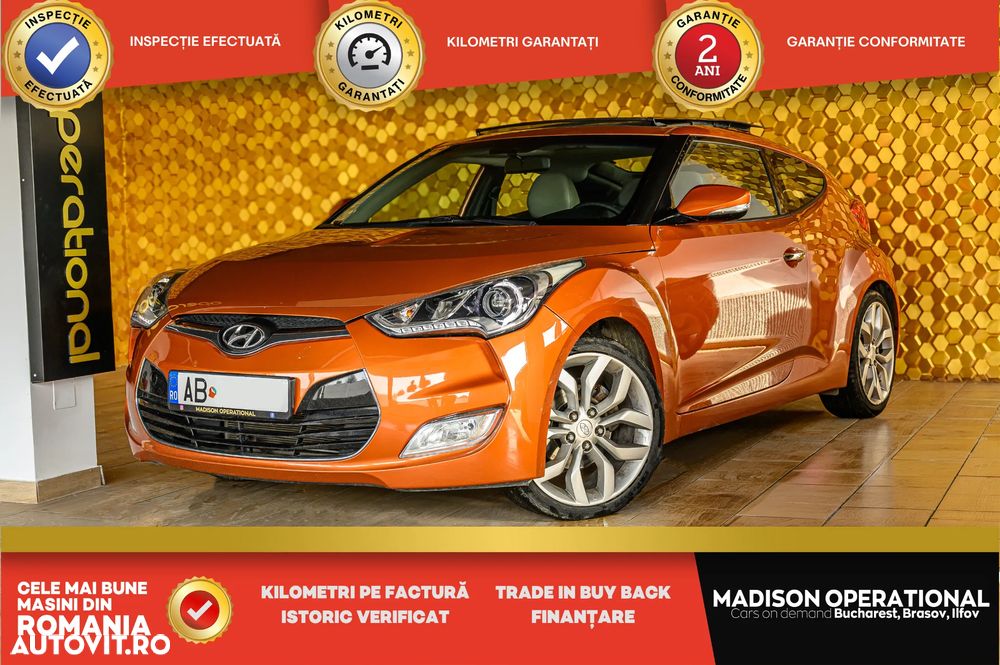 Hyundai Veloster 1.6 blue Premium - 2