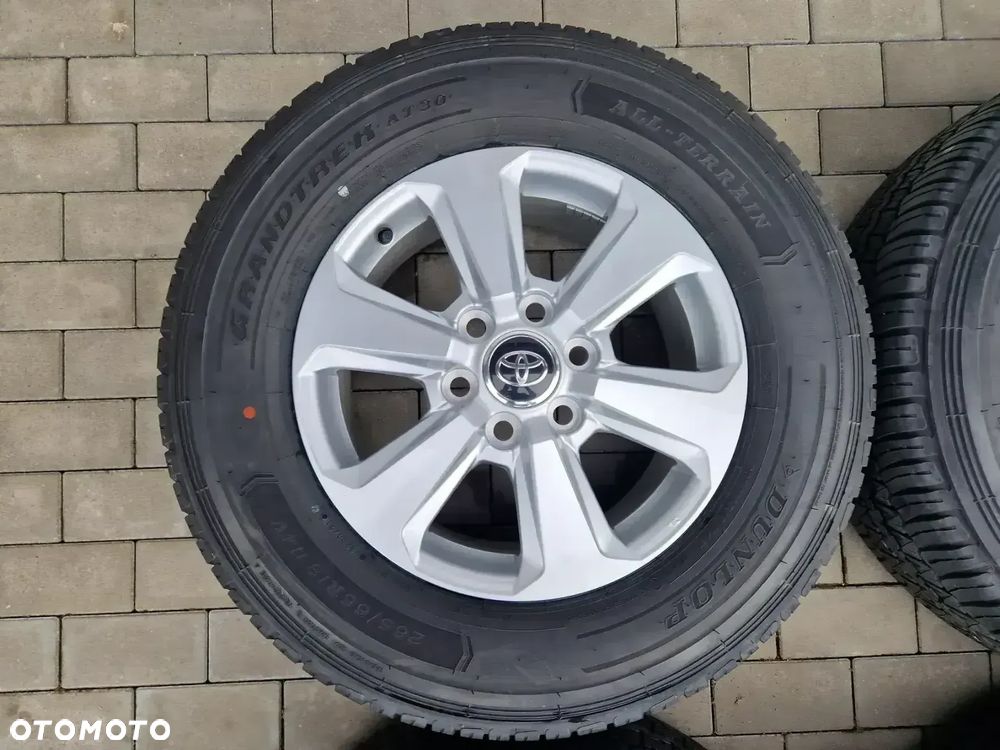 KOŁA CAŁOROCZNE TOYOTA LAND CRUISER 300 DUNLOP GRANDTREK ALL-TERRAIN AT30 114V  M+S 07/21, 265/65/R18, 7,5Jx18 ET60 6x139,7 - NOWE ORYGINALNE - 2