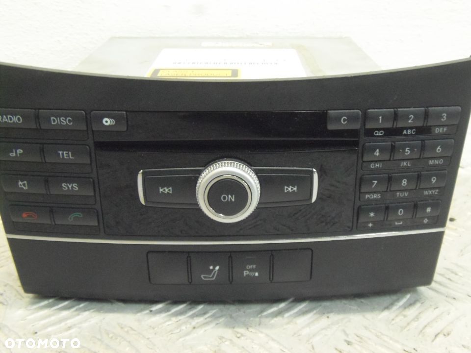 RADIO RADIOODTWARZACZ CD FM MERCEDES E KLASA W212 A2129060001 - 3