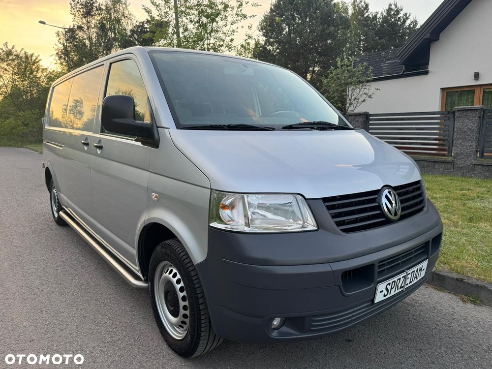 Volkswagen TRANSPORTER L2H1 Długi Klima Tempomat Furgon 3os. Rury Pdc Hak Serwis - 3